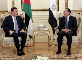 رئيس الوزراء المصري يستقبل رئيس مجلس النواب ويؤكدان أهمية التعاون الثلاثي المشترك مع العراق