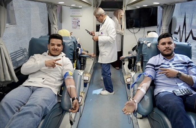 حملة للتبرع بالدم في عمان الأهلية