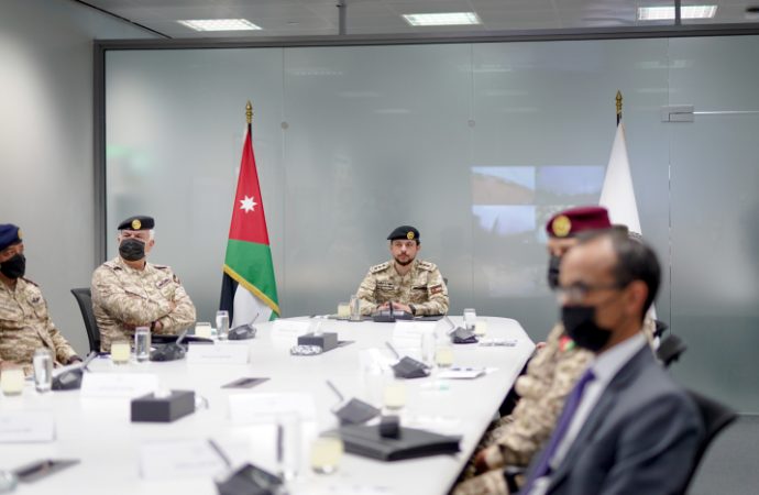 ولي العهد يتابع جانبا من مجريات تمرين “درع الأردن”
