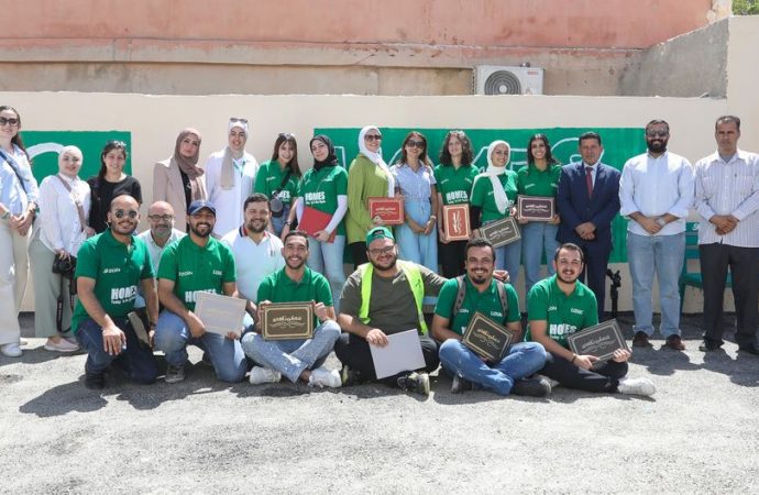 زين تعيد تأهيل مدرسة القسطل الأساسية المختلطة