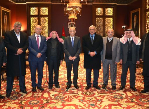 رئيس الديوان الملكي الهاشمي يلتقي وفدين من مبادرة عزوة وطن وجمعية الوفاق الخيرية*
