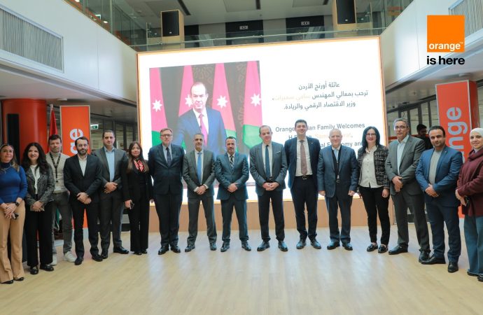 أورنج الأردن تستقبل معالي وزير الاقتصاد الرقمي والريادة