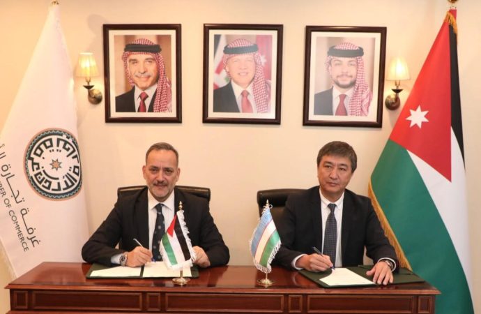 مذكرة تفاهم لتعزيز التعاون بين غرفتي تجارة الاردن واوزباكستان