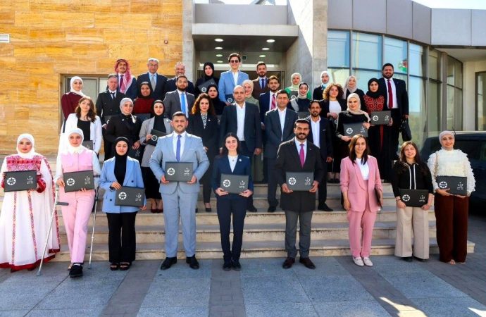 مشاركة عمان الاهلية بحفل تخريج الفوج الثاني من برنامج “نشامى”