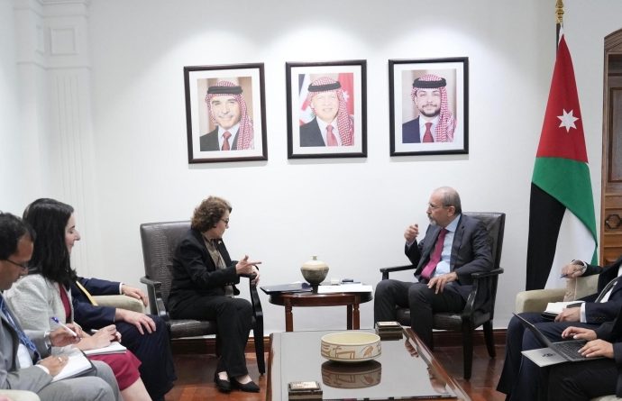 وزير الخارجية يلتقي السيناتور الأميركية روزين