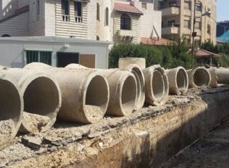 أمانة عمان تواصل تنفيذ شبكات تصريف مياه الأمطار