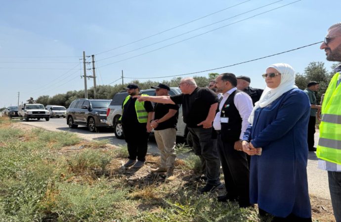 تفقد سير الأعمال الخرسانية لمشروع تطوير وتأهيل قناة الملك عبدالله