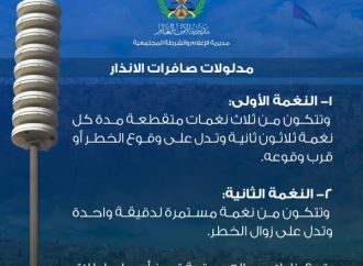 صافرات الانذار .. نغمتان احدهما تعلن الخطر والاخرى زواله