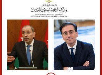 الصفدي ونظيره الإسباني يؤكدان دعم جهود وقف النار في غزة