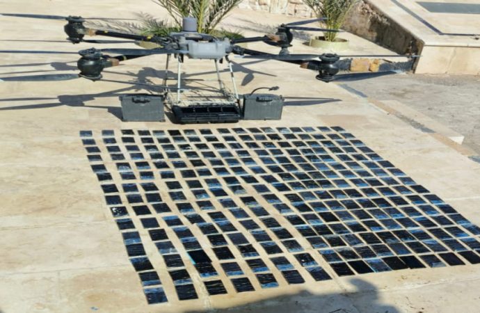 القوات المسلحة تحبط محاولة تهريب مواد مخدرة بواسطة طائرتين مسيّرتين