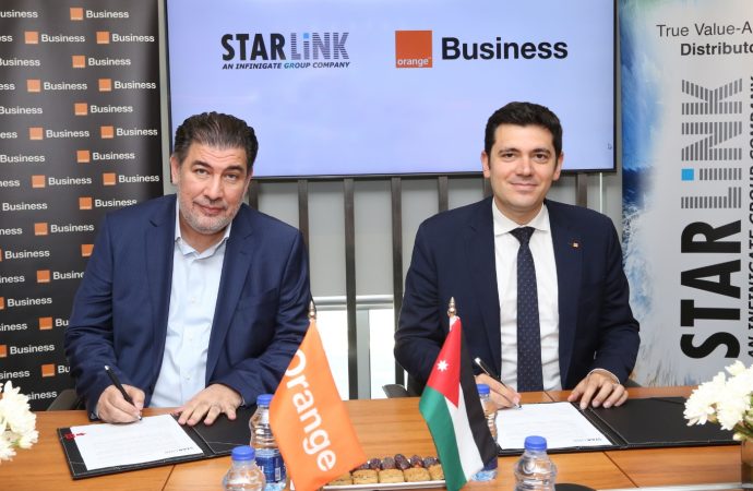 اتفاقية شراكة استراتيجية بين أورنج الأردن وStarLink الرائدة في التحول الرقمي لتقديم أحدث الحلول التقنية للشركات