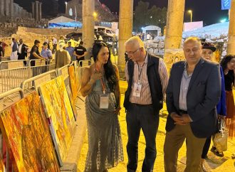 بمشاركة ٢٣ فنان افتتاح سمبوزيوم مهرجان جرش الدولي للفنون التشكيلية ” ارسم وطنك الاردن “