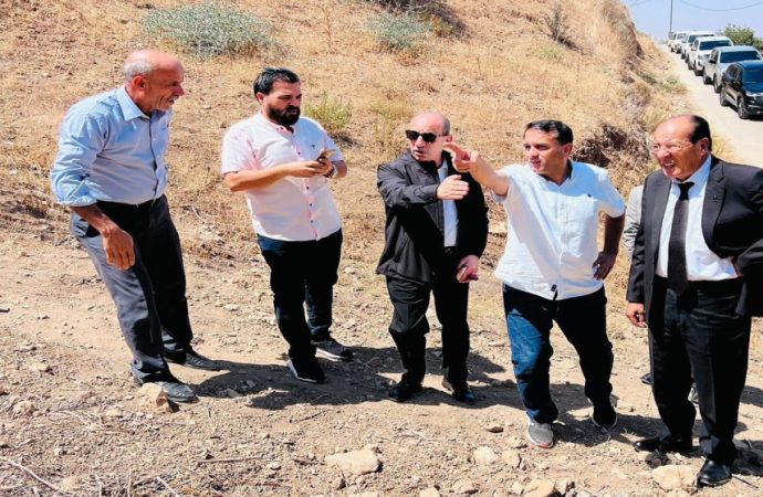 وزير الإدارة المحلية يتفقد واقع الخدمات في بلدية كفرنجة الجديدة