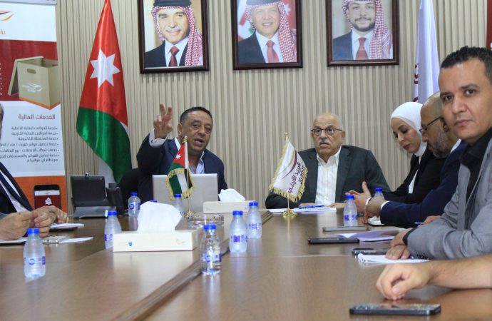 العين المعشر  يزور البريد الأردني .