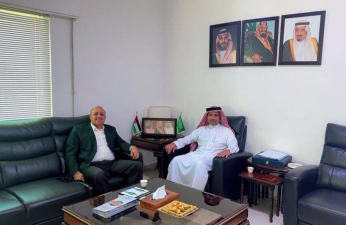 د. ماهر الحوراني يزور الملحقية الثقافية السعودية في الأردن