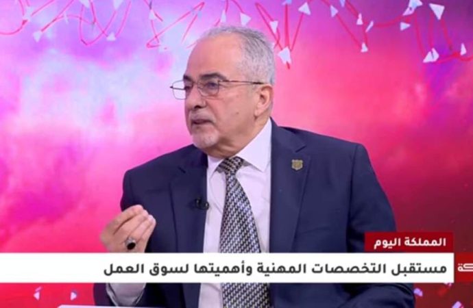 لقاء فضائية المملكة مع أ.د. حمدان حول مستقبل التخصصات التقنية والمهنية وأهميتها بسوق العمل .. فيديو