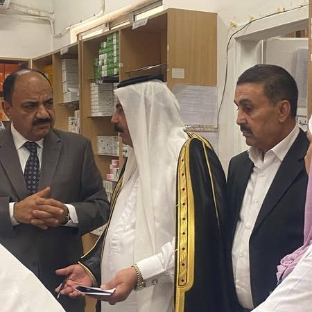 بالصور : التميمي يقوم بجولة تفقدية لمركز صحي ناعور الشامل