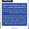جامعة عمان الأهلية تعلن انسحابها من التصنيف العربي للجامعات