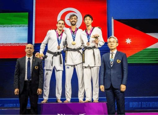 عمان الأهلية تهنئ طالبها محمود الطرايرة بفوزه بالميدالية البرونزية ببطولة العالم للتايكواندو