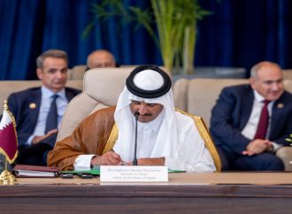 أمير قطر: سعداء بنتائج قمة شرم الشيخ ونأمل بتوافقات تدعم حل القضية الفلسطينية