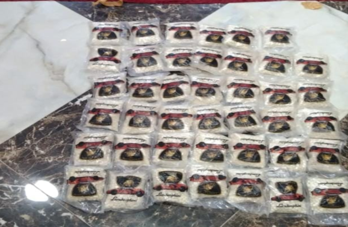 الجيش يحبط تهريب كمية من المواد المخدرة بواسطة بالونات