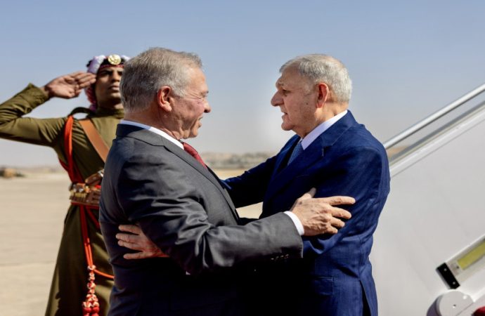 الرئيس العراقي يغادر الأردن