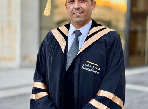 المقدم ناصر الطوالبة الف مبرك حصولكم على درجة الماجستير في الصحافة والإعلام الحديث