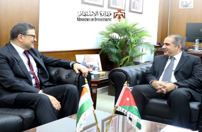 نحو 1.46 مليار دينار إجمالي الاستثمارات الهندية في الأردن موزعة على 46 شركة