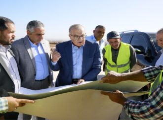 وزير الأشغال يتفقد سير العمل في مشروع طريق إربد الدائري