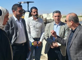 وزير الإدارة المحلية يتفقد بلدية أم الرصاص