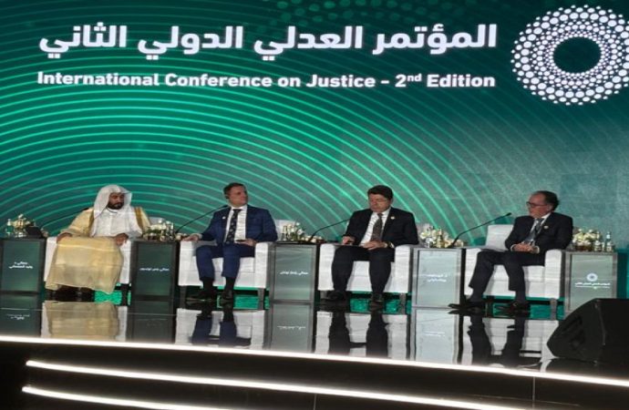 وزير العدل يشارك في أعمال المؤتمر العدلي الدولي الثاني في الرياض