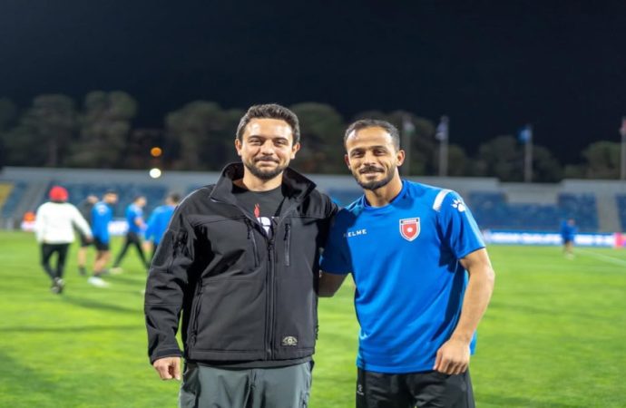 ولي العهد يطمئن على صحة لاعب النشامى أدهم القريشي هاتفيا