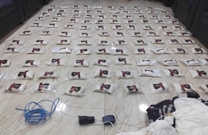 الجيش يحبط تهريب كميات كبيرة من المواد المخدرة بواسطة بالونات