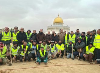 بالصور : المبيضين ترعى حملة التشجير الوطني في مدينة الكرك