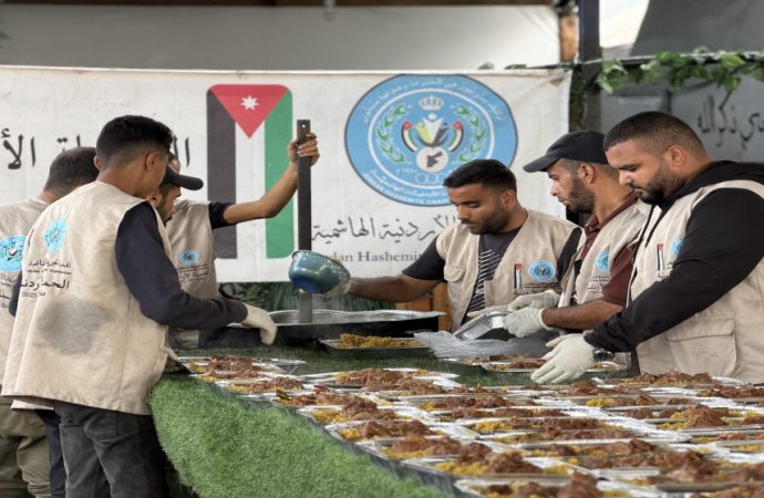 62 ألف مستفيد من المشاريع الإغاثية الأردنية في غزة منذ بداية 2026