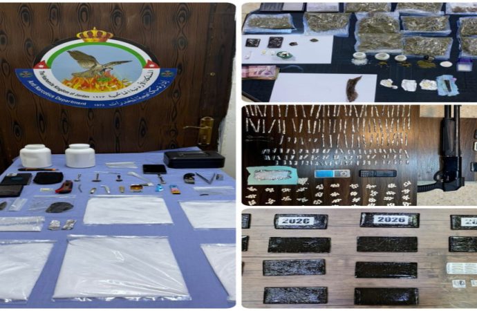 “مكافحة المخدرات”: القبض على 35 تاجرا ومروجا للمخدرات في 13 قضية نوعية