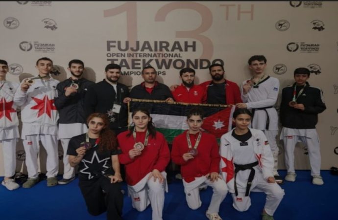 9 ميداليات ملونة للتايكواندو في اليوم الثالث من بطولة الفجيرة الدولية