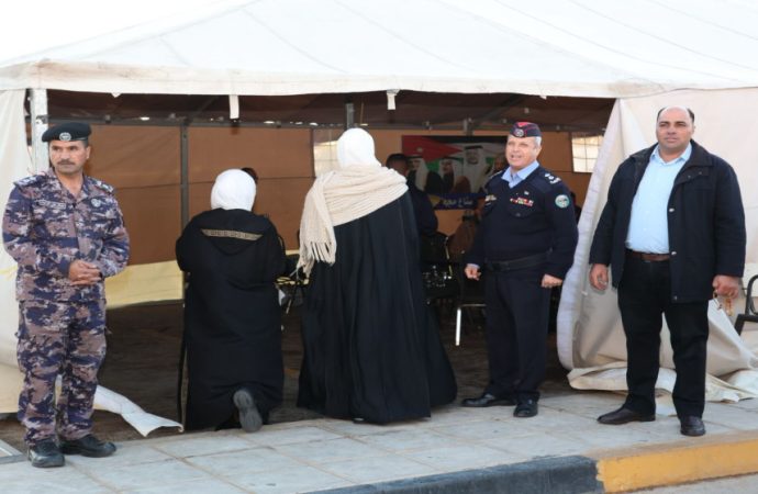 الأمن العام يقيم خيما رمضانية لإفطار المسافرين في عدد من المراكز الحدودية