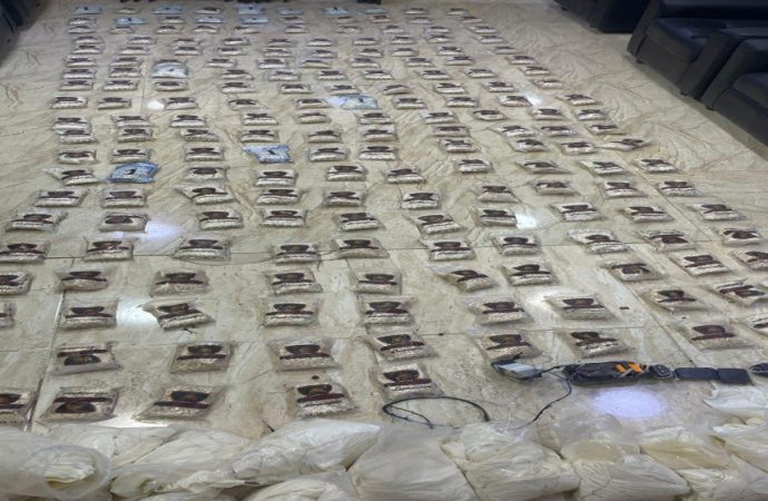 المنطقة العسكرية الشرقية تحبط 5 محاولات تهريب كمية كبيرة من المواد المخدرة بواسطة بالونات