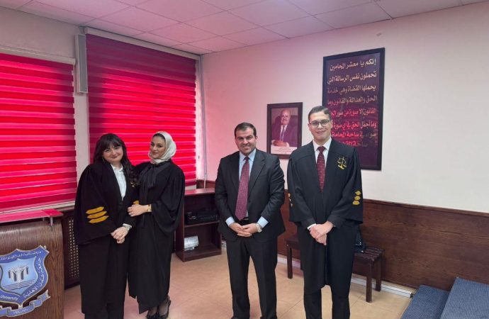كلية الحقوق في عمّان الأهلية تحرز المركز الأول وتمثل الأردن في مسابقة المحكمة الصورية العربية 2026