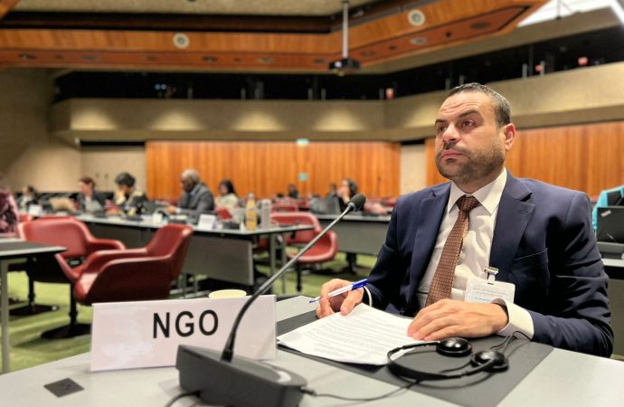 جمعية تحفيز للريادة والتطوير تشارك في اجتماع المفوضية السامية للاجئين بجنيف وشتيات يلقي بيانًا باسم المجتمع المدني