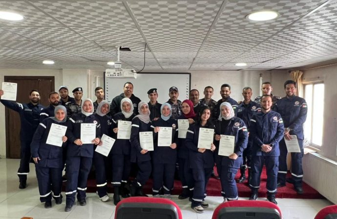 بشراكة دولية.. “هيئة شباب كلنا الأردن” تطلق سلسلة دورات تخصصية لمتطوعي الدفاع المدني في المحافظات