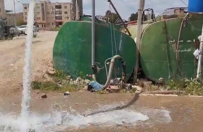 المياه : ضبط اعتداءات كبيرة في اربد وأبو نصير لتعبئة صهاريج مخالفة ومجمعات تجارية و سكنية