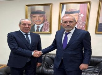 الصفدي والشيخ يبحثان الأوضاع في غزة