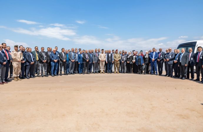خلال زيارة وفد كلية الدفاع الوطني لمصانع الشركة في غور الصافي