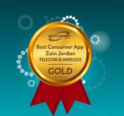 زين الأردن تحصد جائزة “أفضل تطبيق” ضمن جوائز Merit Awards 2026 عن تطبيقها  Zain Jo