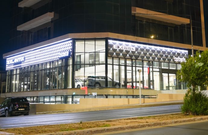 افتتاح معرض سيارات EXEED الثاني والرئيسي في الأردن في شارع مكة