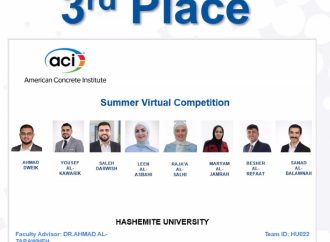 الجامعة الهاشمية تحصد مراكز عالمية متقدمة في مسابقة المعهد الأمريكي للخرسانة
