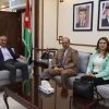 مجلس الأعمال الأردني الأمريكي يلتقي معالي المهندس يعرب القضاة وزير الصناعة والتجارة الاردني في مقر الوزارة.