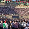 المدرج الروماني يستقبل الجماهير لمتابعة مباراة النشامى أمام الجزائر